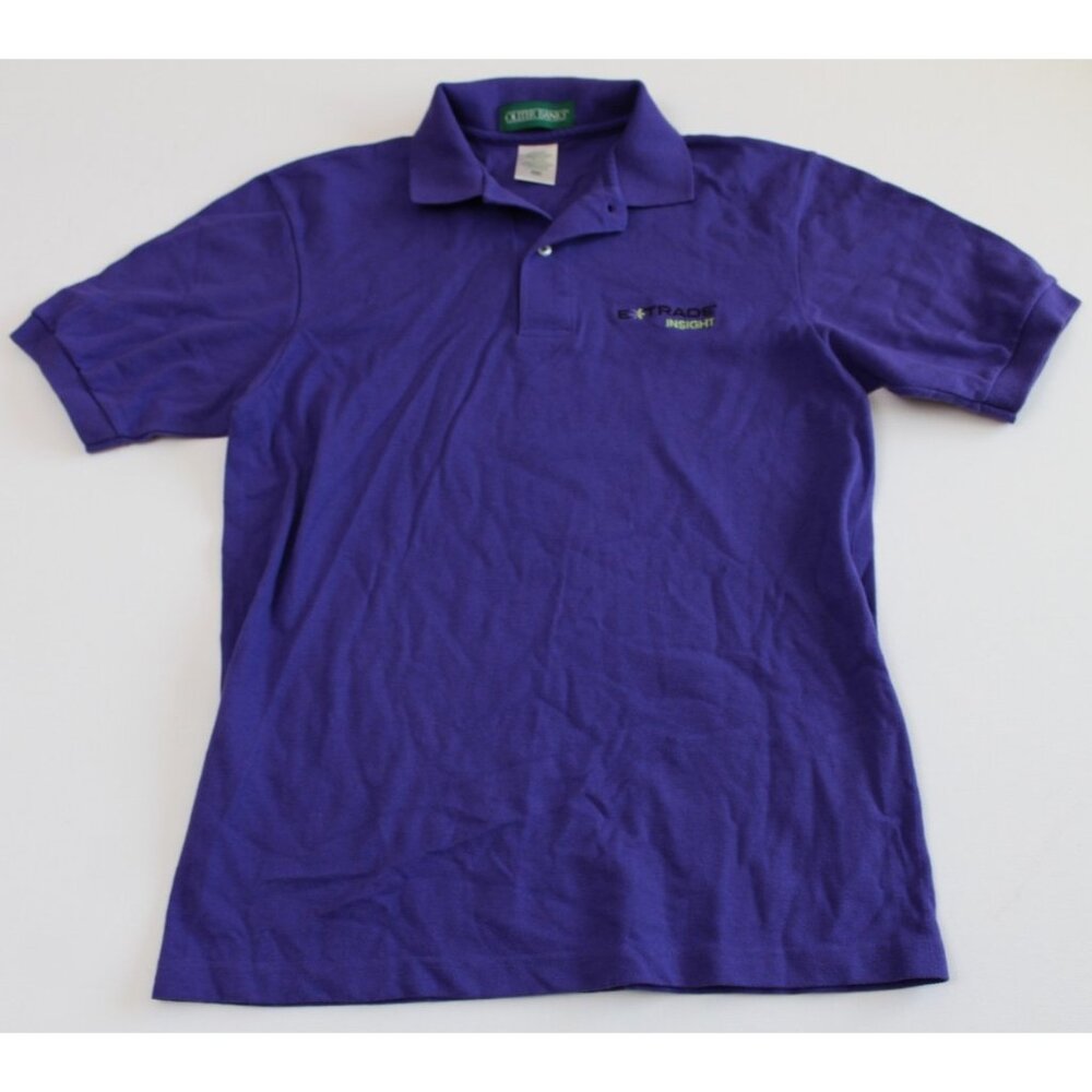 Vintage E Trade Insight Embroidered Women's Polo Size S